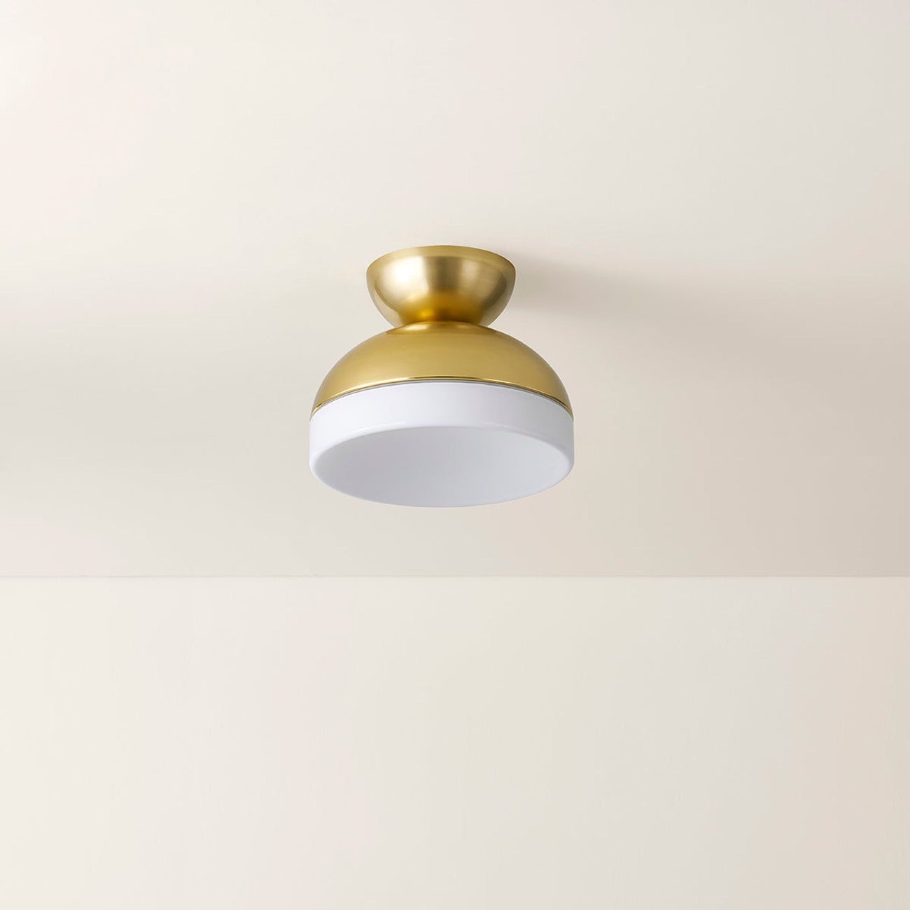 Rue Flush Mount Ceiling Light in Detail.