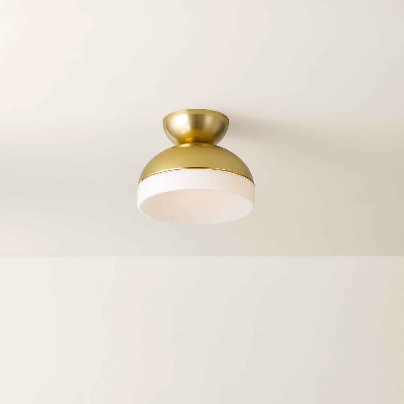 Rue Flush Mount Ceiling Light in Detail.