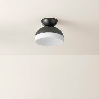 Rue Flush Mount Ceiling Light in Detail.