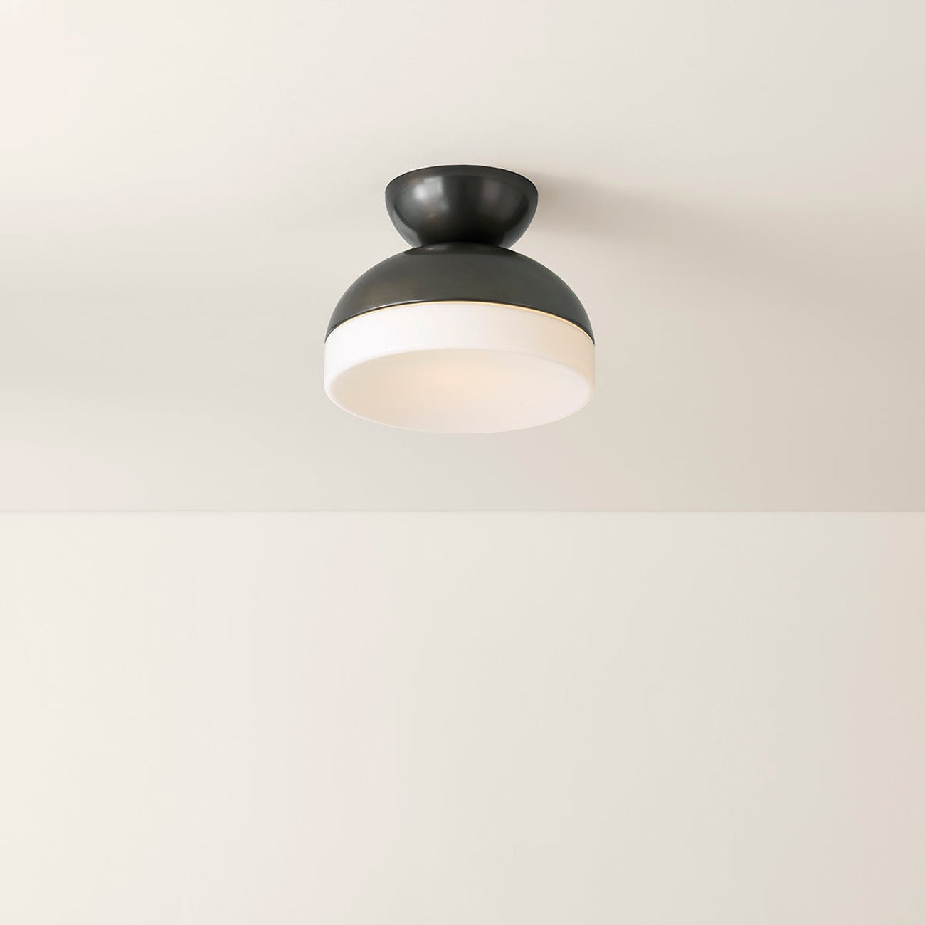 Rue Flush Mount Ceiling Light in Detail.