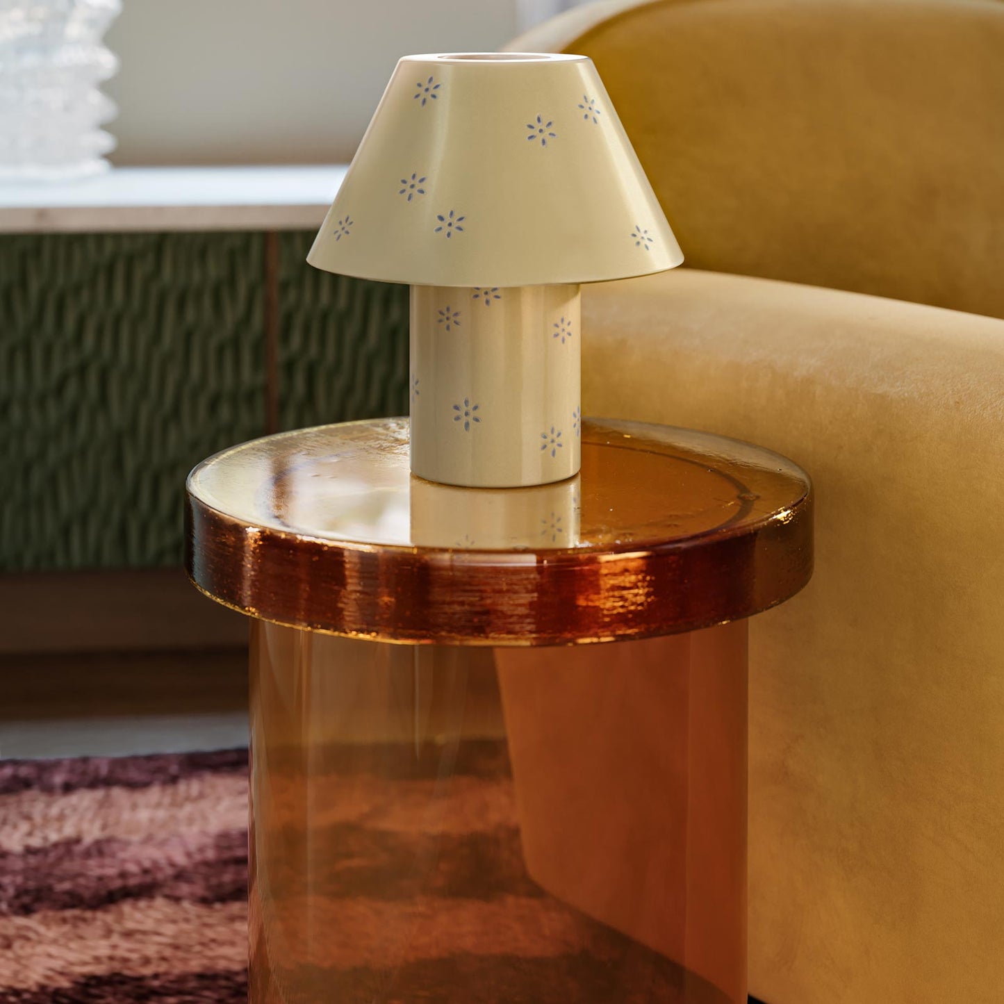Seraphine Table Lamp in living room.
