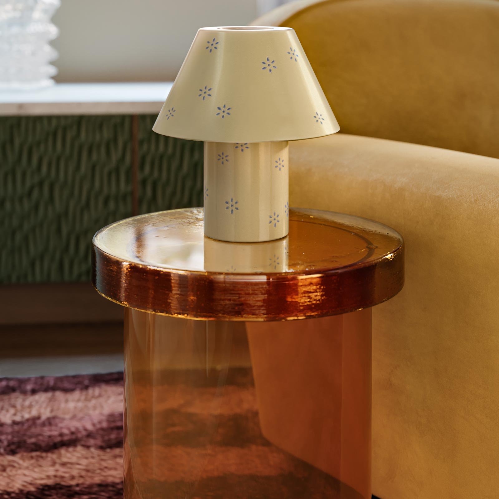 Seraphine Table Lamp in living room.