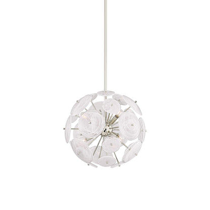 Tamara Chandelier in Polished Nickel (6-Light).