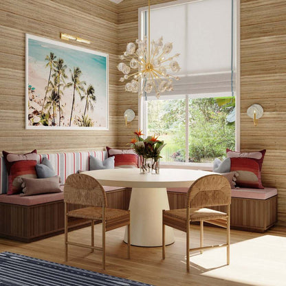 Tula Wall Light in living room.