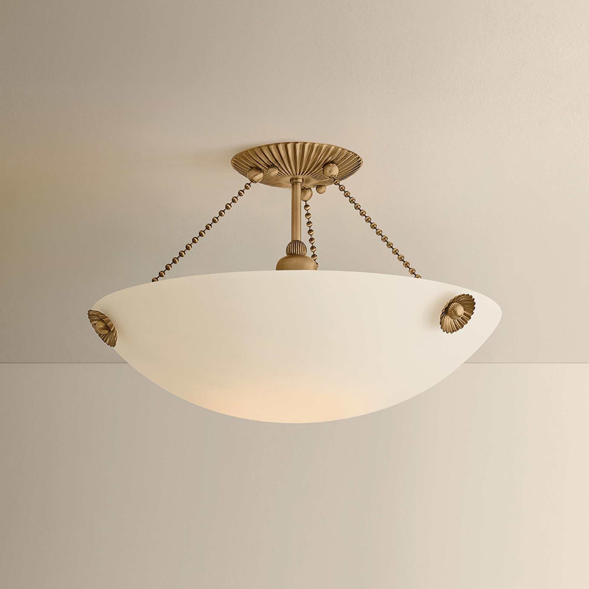 Vivienne Semi Flush Mount Ceiling Light in Detail.