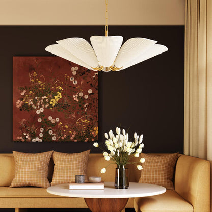 Winifred Chandelier in living room.