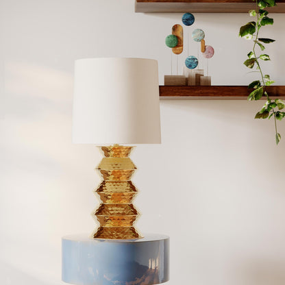 Zoe Table Lamp in living room.