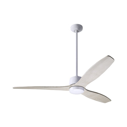 Arbor DC Ceiling Fan in Gloss White (Whitewash Blade).