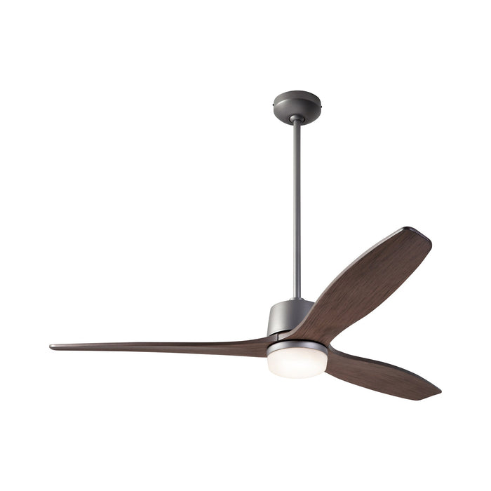 Arbor DC LED Ceiling Fan in Graphite (Mahogany Blade).