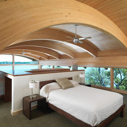 Ball 42-Inch Ceiling Fan in bedroom.