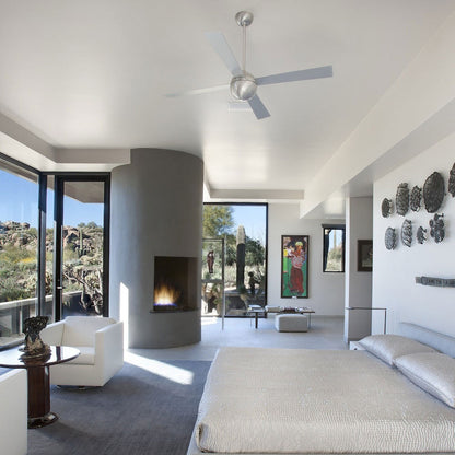 Ball 42-Inch Ceiling Fan in bedroom.