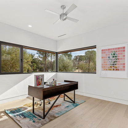 Ball 42-Inch Ceiling Fan in living room.