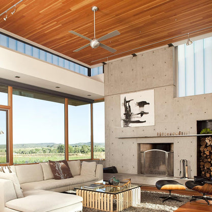 Ball 42-Inch Ceiling Fan in living room.