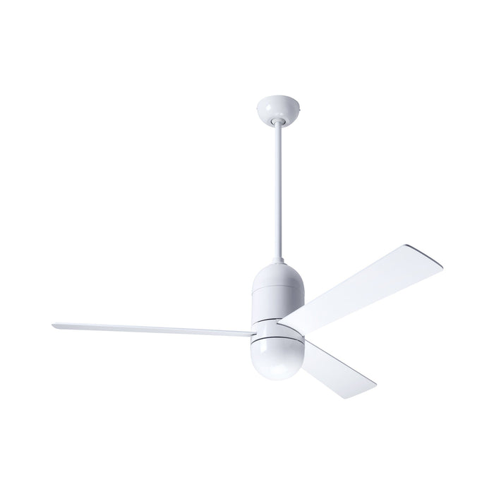 Cirrus DC Ceiling Fan in Gloss White (Maple).