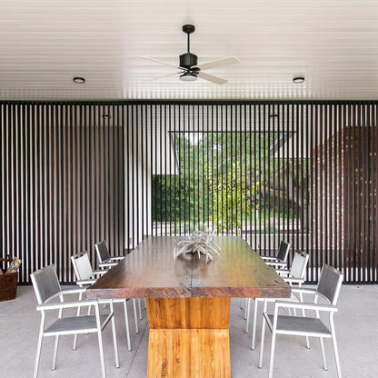 Industry DC LED Ceiling Fan in living room.