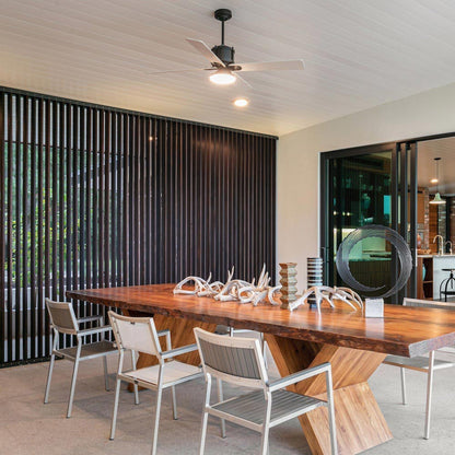 Industry DC LED Ceiling Fan in living room.