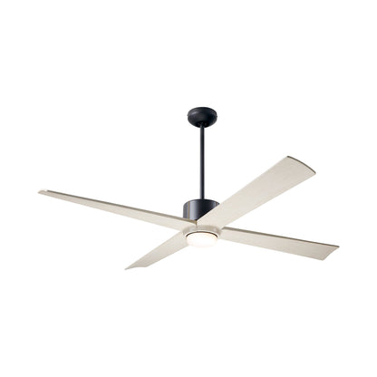 Nouveau DC LED Ceiling Fan in Dark Bronze/Brass/Whitewash.
