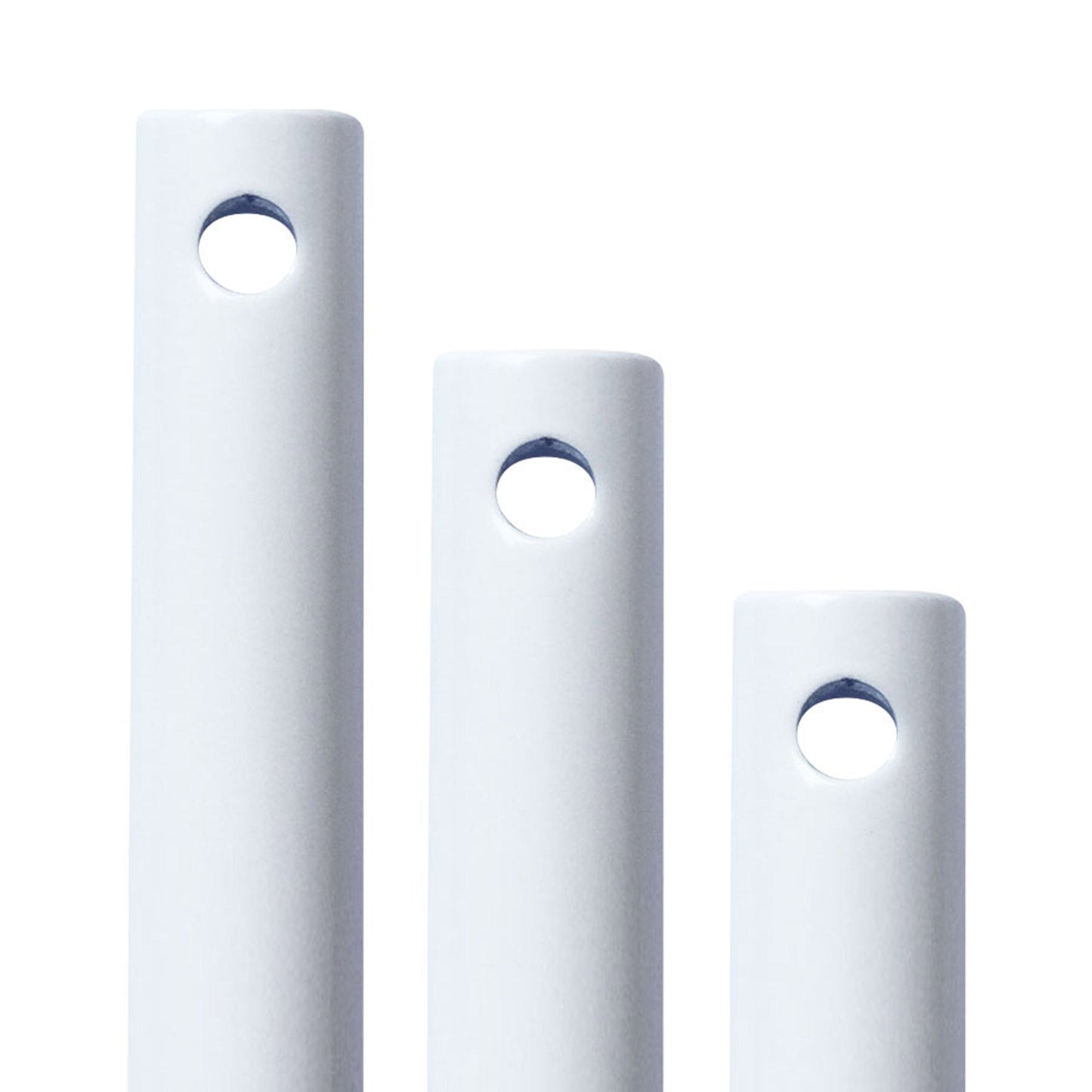 Standard Down Rod in Gloss White.