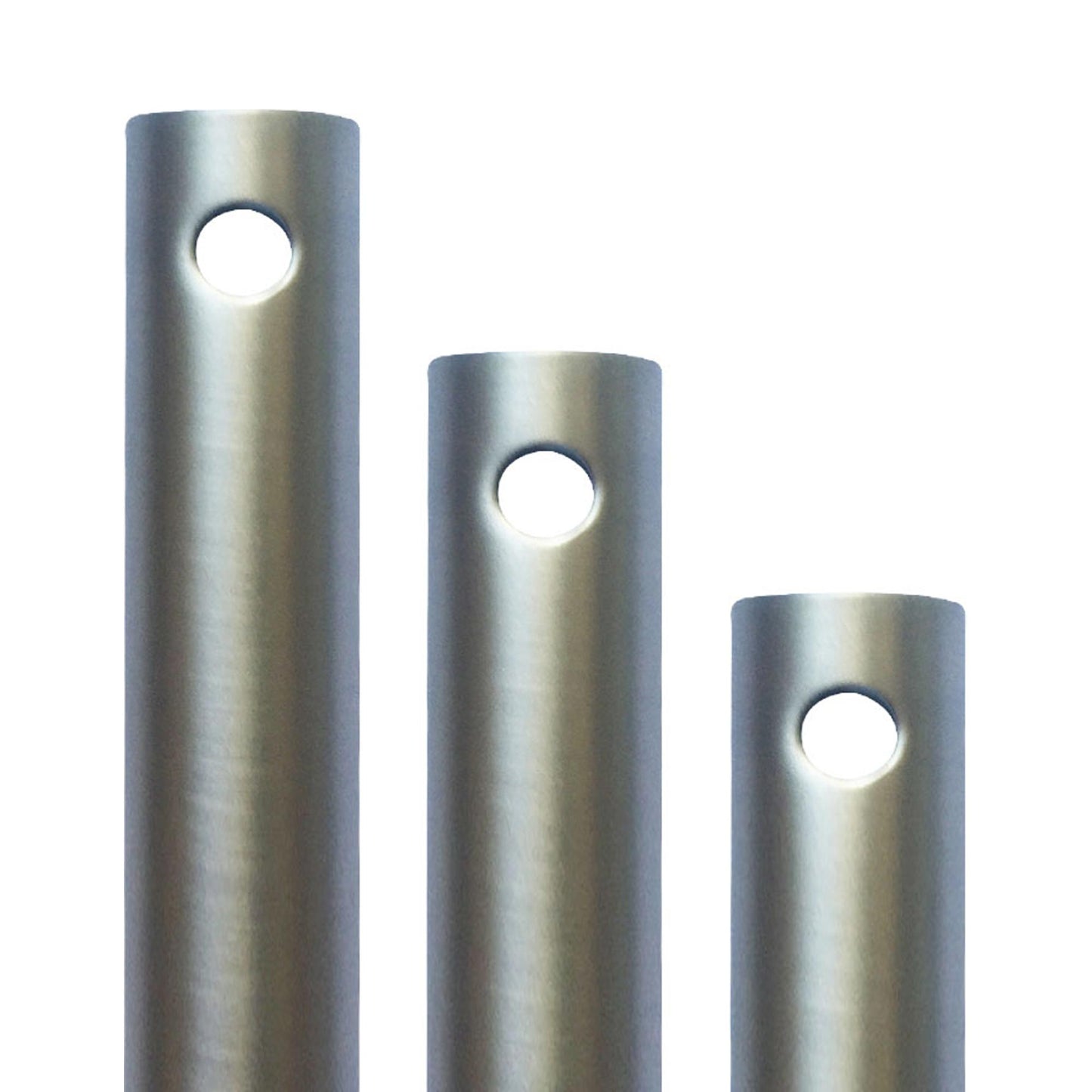 Standard Down Rod in Matte Nickel.