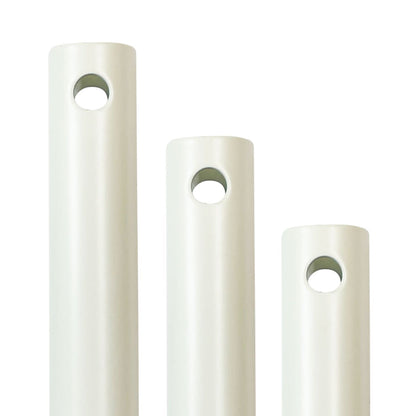 Standard Down Rod in Matte White.