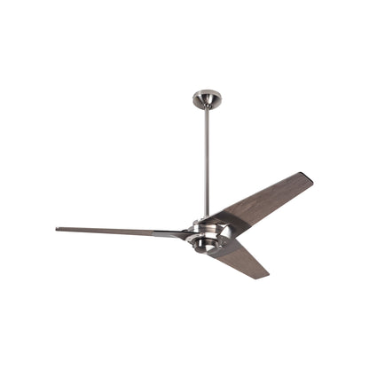 Torsion 52-Inch Ceiling Fan in Bright Nickel/Graywash (52-Inch).