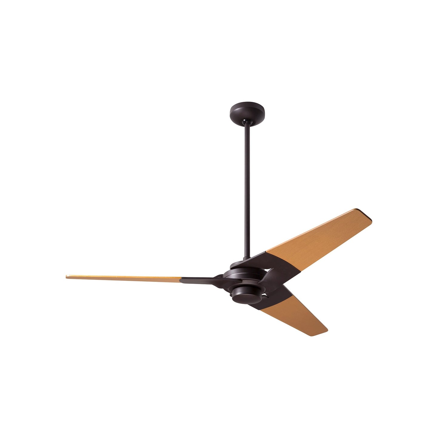 Torsion 52-Inch Ceiling Fan in Dark Bronze/Maple (52-Inch).