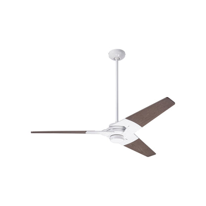 Torsion 52-Inch Ceiling Fan in Gloss White/Graywash (52-Inch).