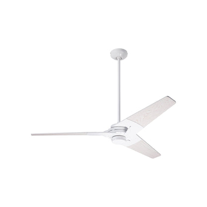 Torsion 52-Inch Ceiling Fan in Gloss White/Whitewash (52-Inch).