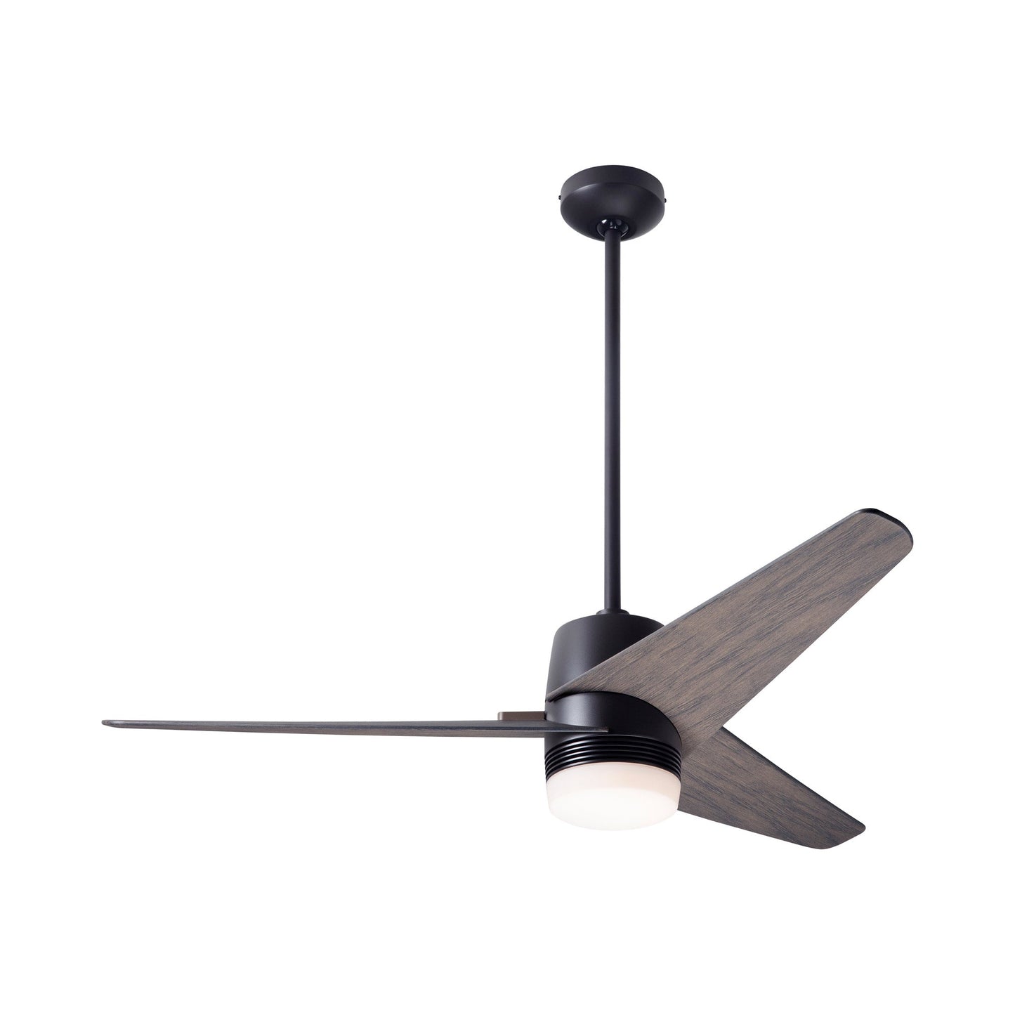 Velo DC LED Ceiling Fan in Dark Bronze/Graywash.