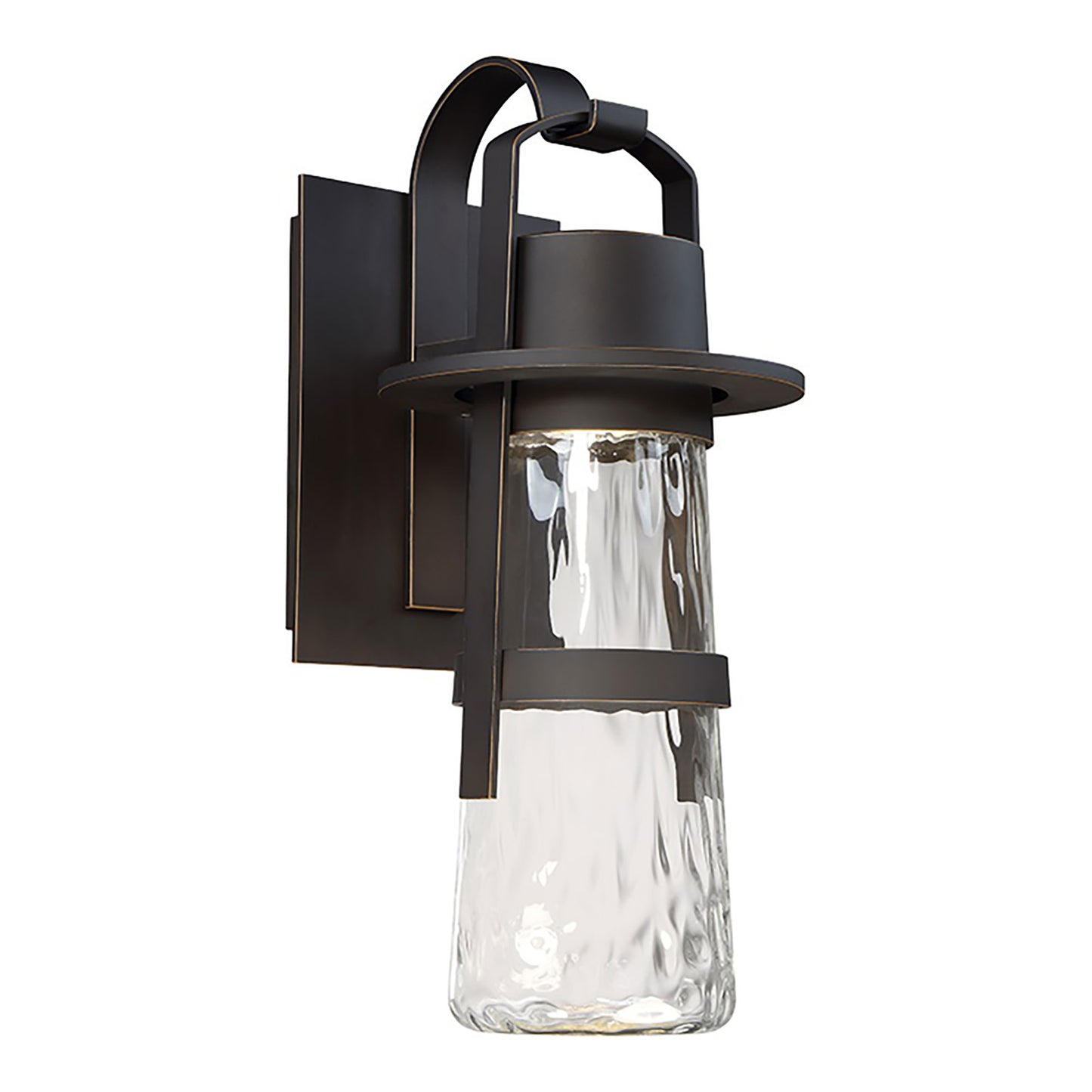 Balthus Outdoor LED Wall Light in Oil Rubbed Bronze (Large).