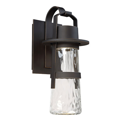 Balthus Outdoor LED Wall Light in Oil Rubbed Bronze (Large).