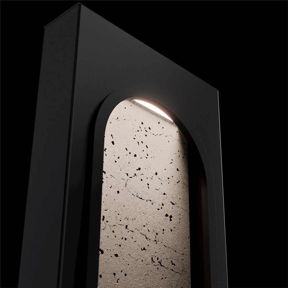 Cadey Outdoor LED Wall Light in Detail.