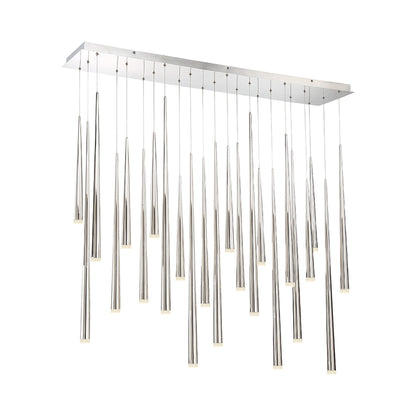 Cascade Linear LED Chandelier in Detail.