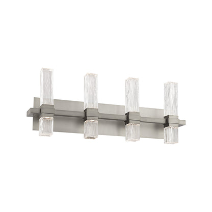 Cinaplex LED Bath Vanity Light in Brushed Nickel (24.5-Inch).