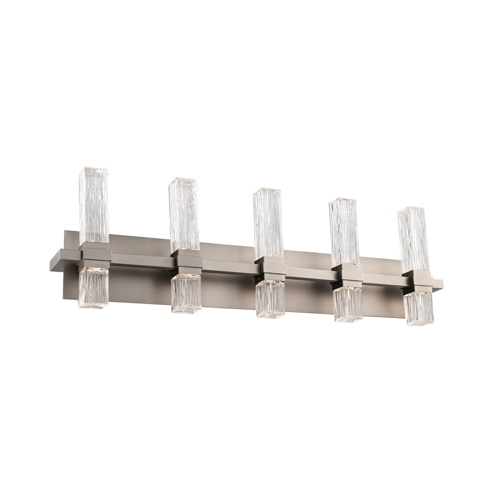 Cinaplex LED Bath Vanity Light in Brushed Nickel (31-Inch).