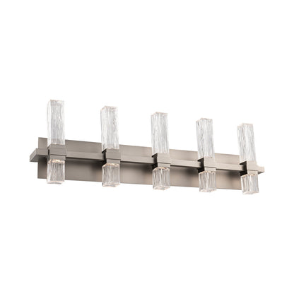 Cinaplex LED Bath Vanity Light in Brushed Nickel (31-Inch).