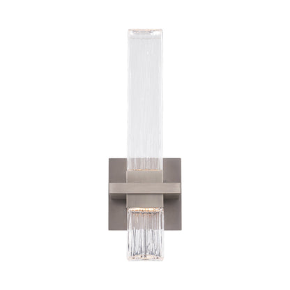 Cinaplex LED Bath Wall Light in Brushed Nickel.