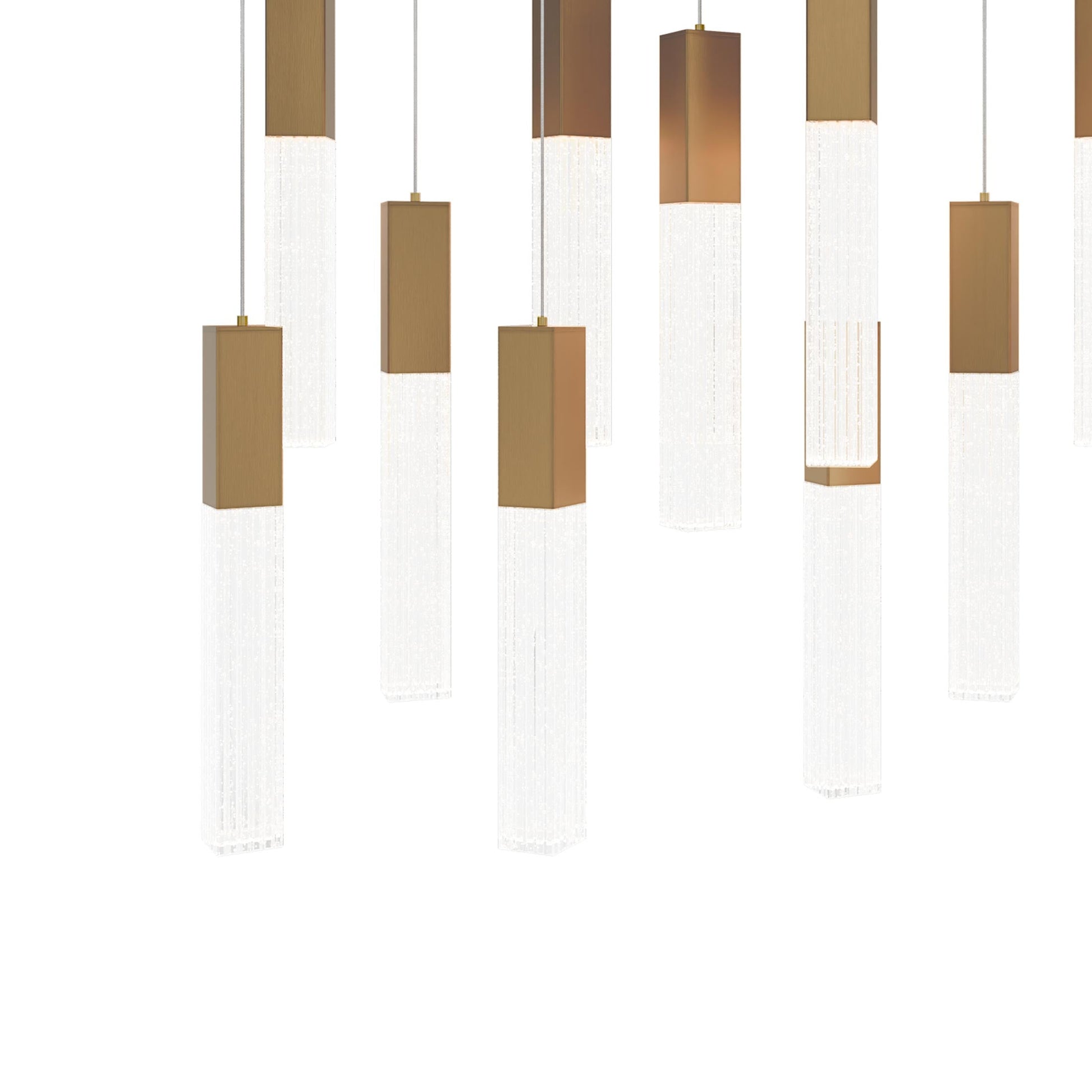 Cinema LED Linear Multi Light Pendant Light in Detail.