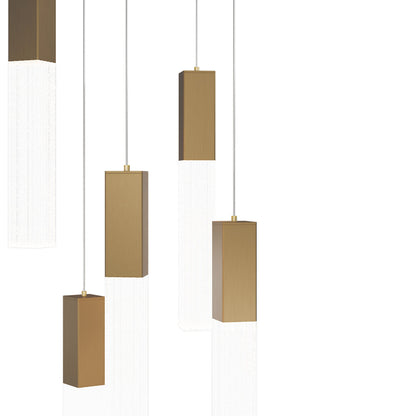 Cinema Round LED Multi Light Pendant Light in Detail.