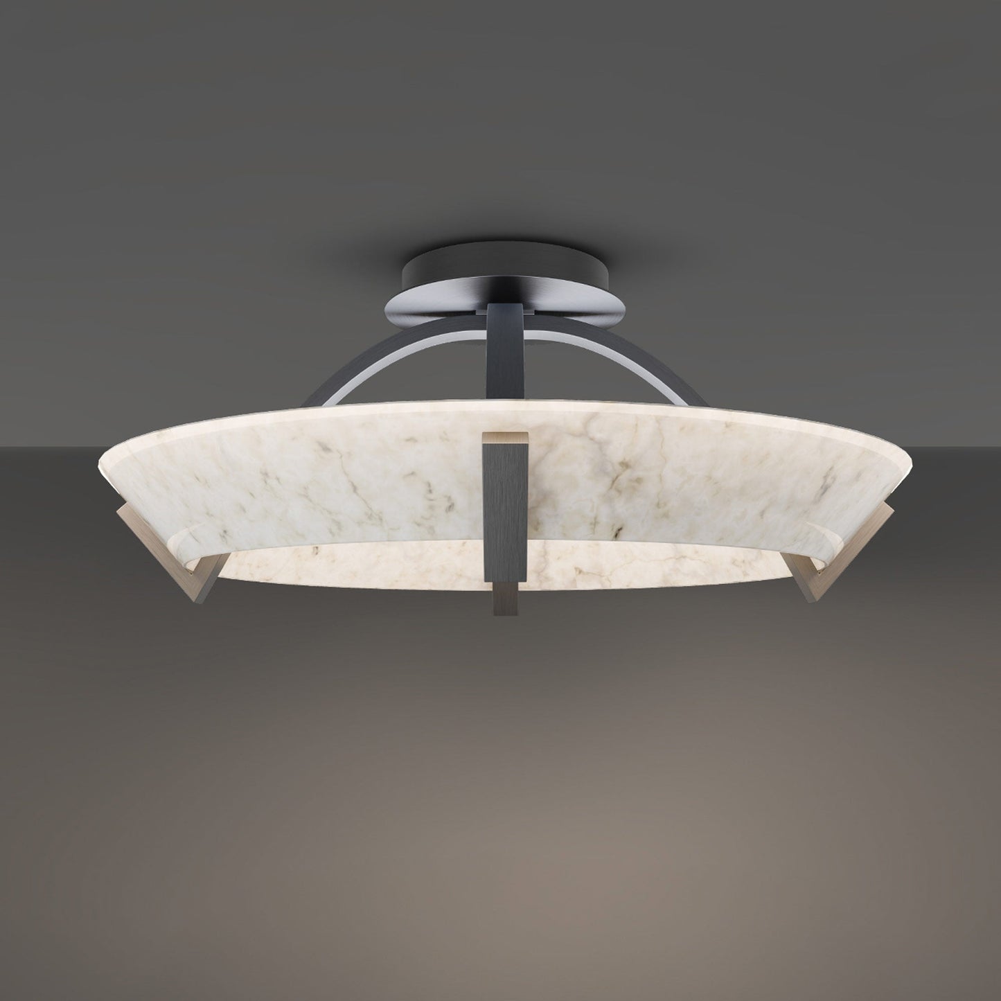 Copa LED Flush Mount Ceiling Light in Detail.