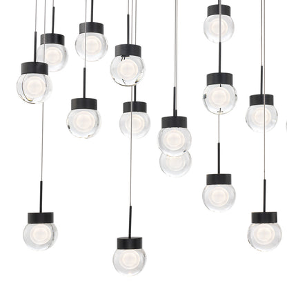 Double Bubble LED Linear Multi Pendant Light in Detail.