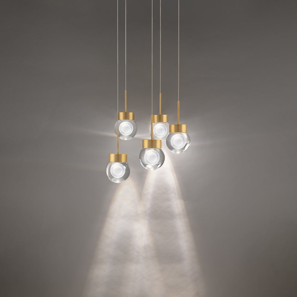 Double Bubble Round LED Multi Pendant Light  in Detail.