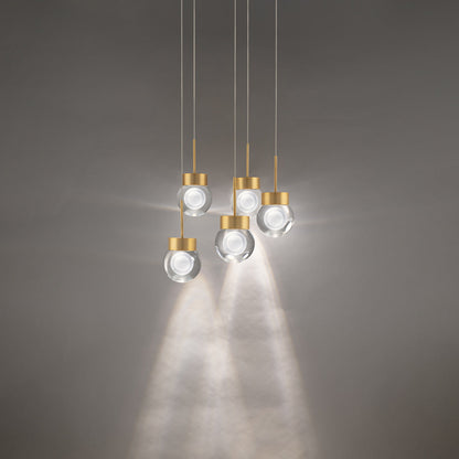 Double Bubble Round LED Multi Pendant Light  in Detail.