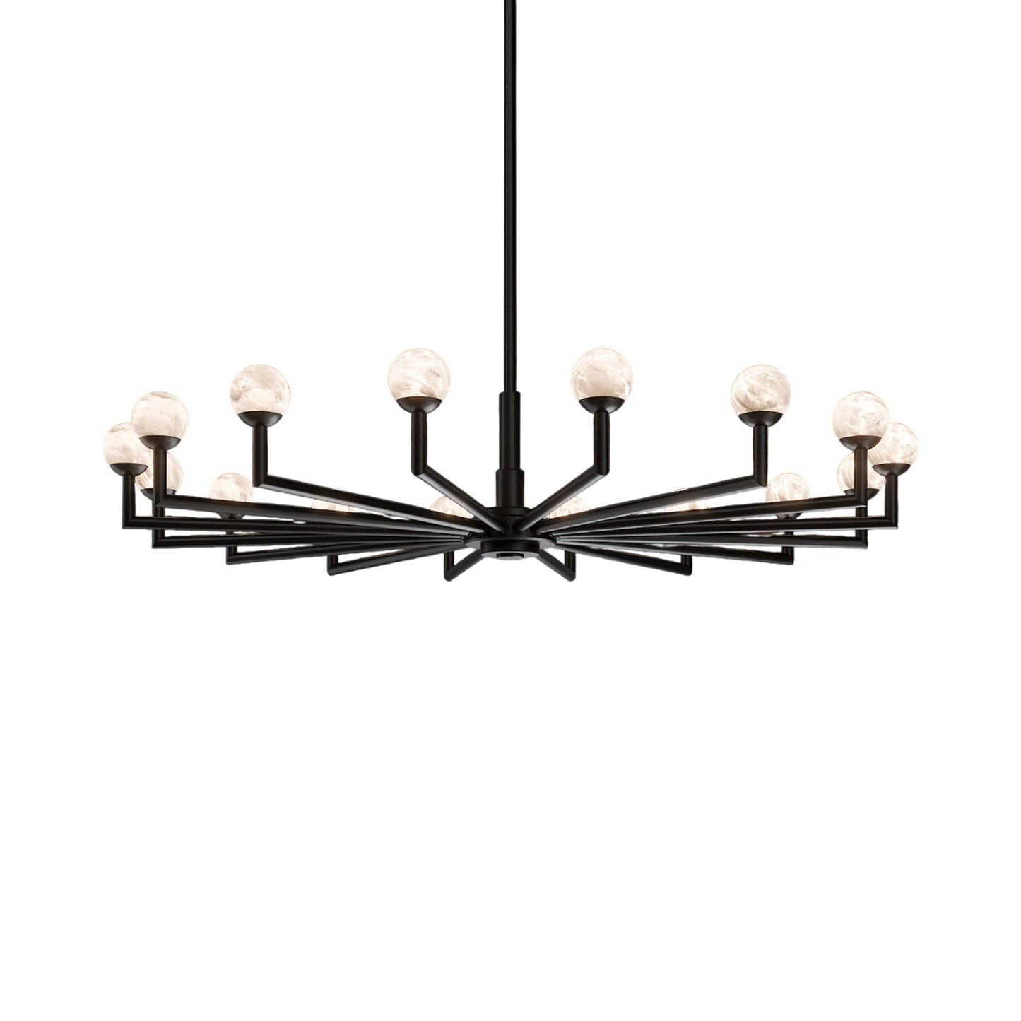 Glammis LED Pendant Light in Black.