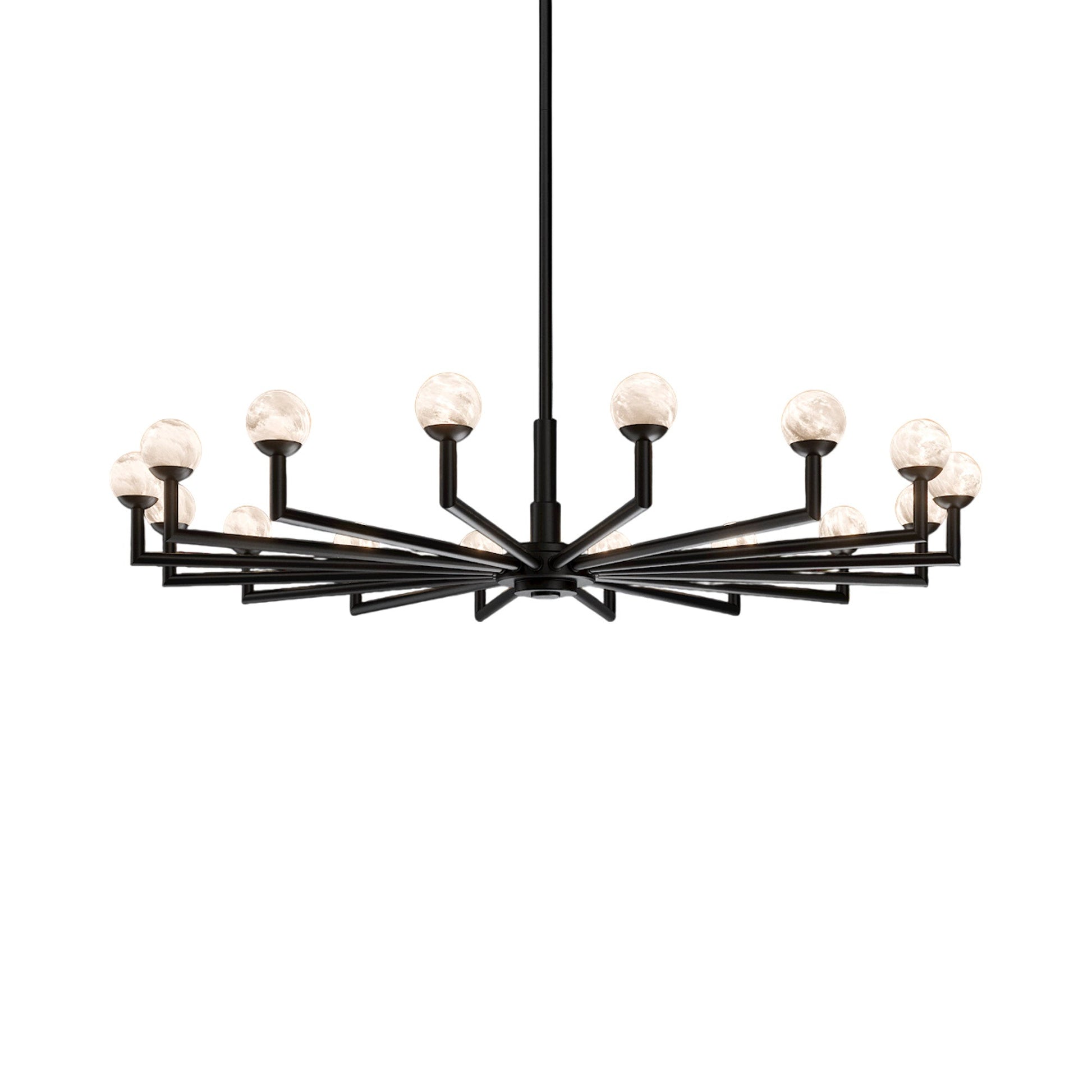 Glammis LED Pendant Light in Black.