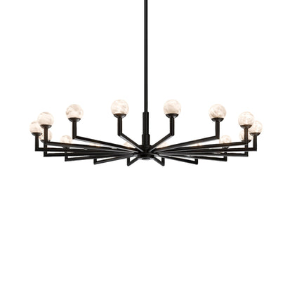 Glammis LED Pendant Light in Black.