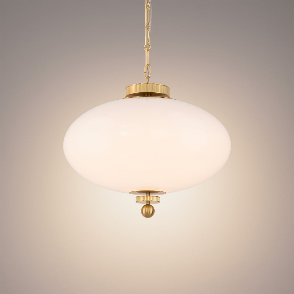 Glossey LED Pendant Light in Detail.