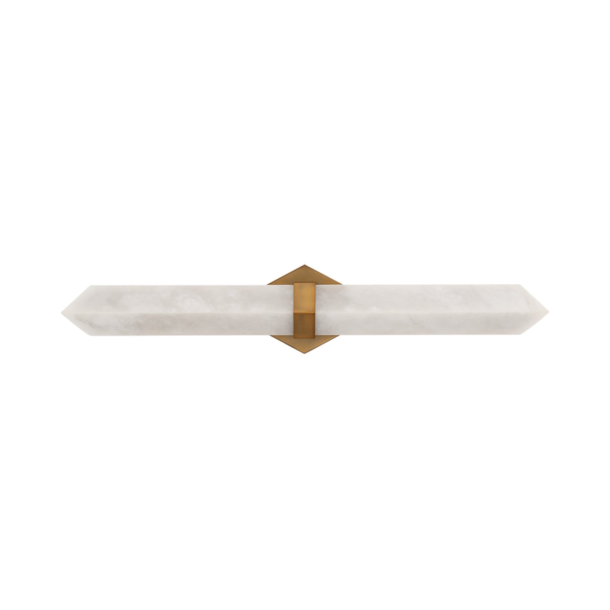 Javelin LED Bath Vanity Light in Aged Brass (Large).