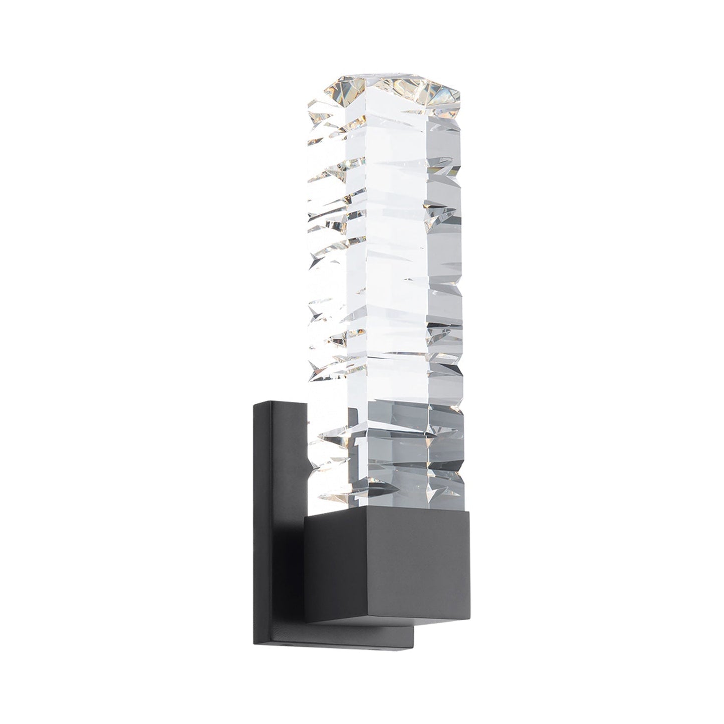Juliet LED Bath Wall Light in Black.