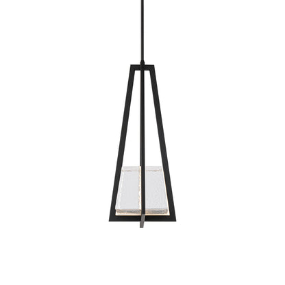 Karie LED Pendant Light in Black.